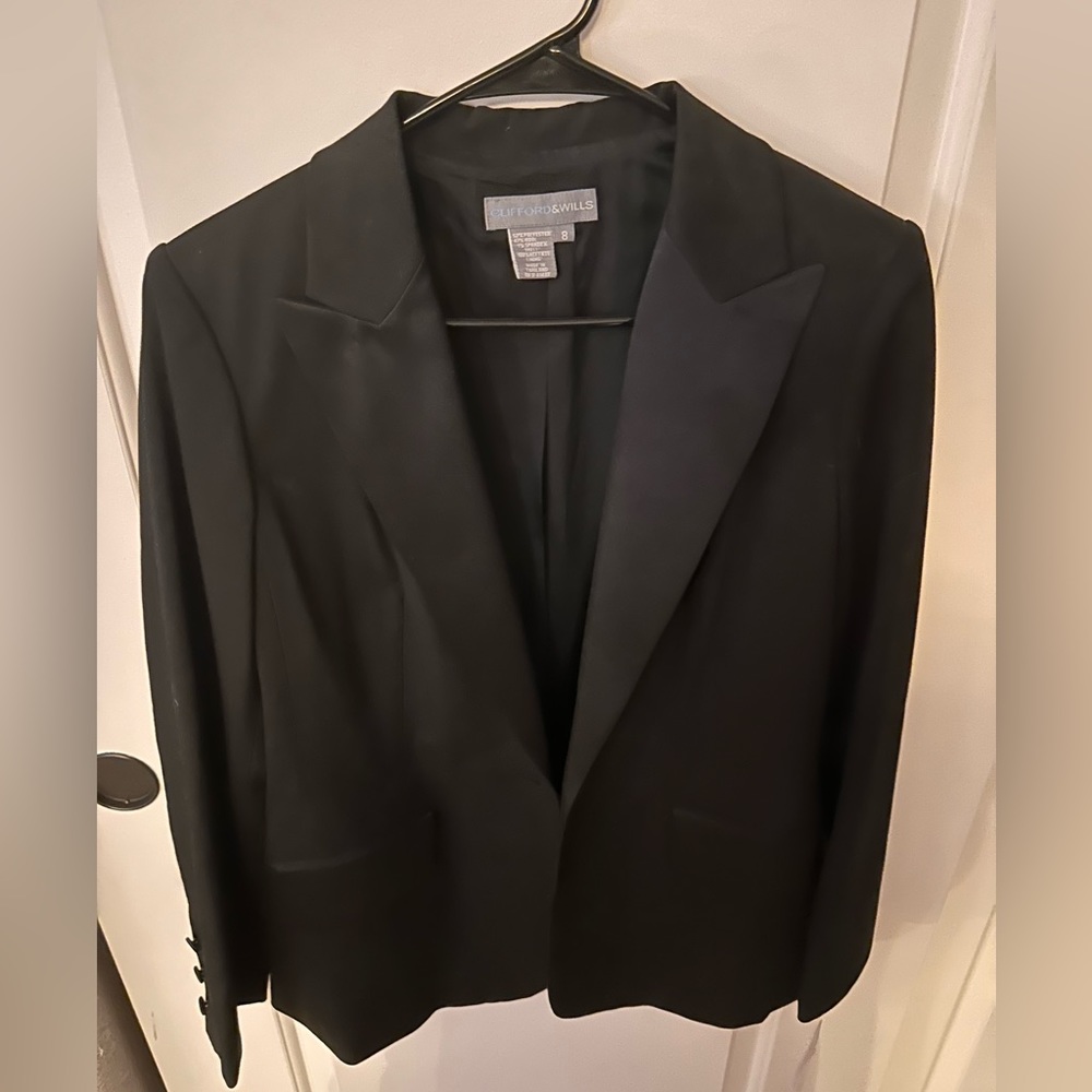 NWOT Clifford & Wills Black Vintage Blazer Size 8 (Dress Pants available)